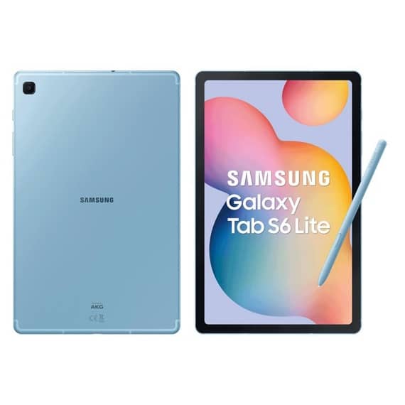 This is a blue Samsung Galaxy Tab S6 Lite