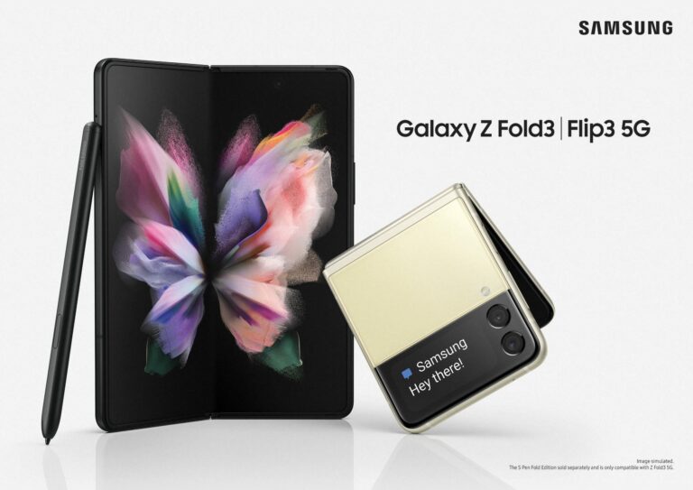 galaxy z fold 3 and z flip 3 kv