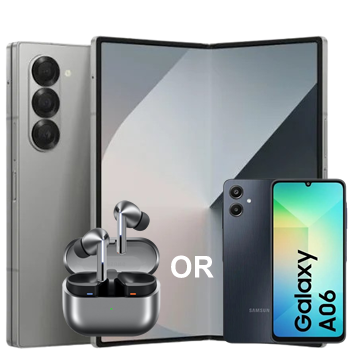 Samsung Galaxy Z Fold 6 with Free Gift Item of Buds 3 or Ao6 128GB